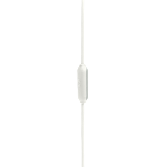 JBL Endurance Run 2 Wired - White - Waterproof Wired Sports In-Ear Headphones - Detailshot 2 image number null